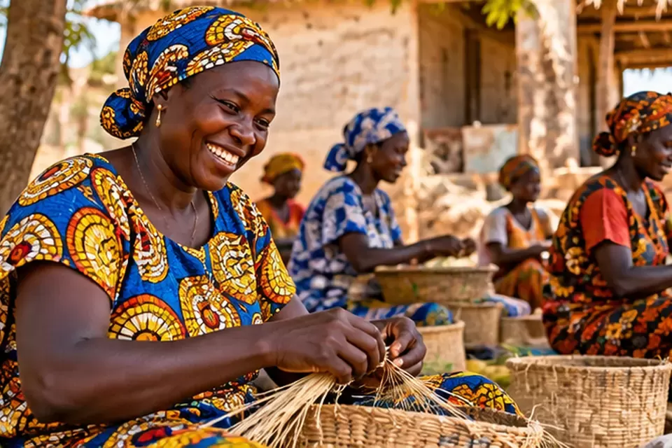 Een culturele ontmoeting tijdens een bezoek aan een lokale gemeenschap in Gambia